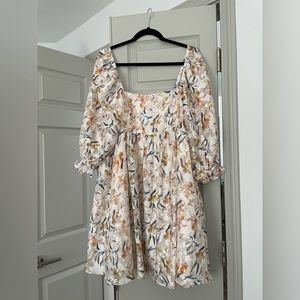 Storia Multicolored Babydoll Dress Size L